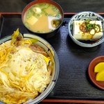 大衆食堂 まんだらや - カツ丼定食  850円