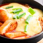 オモニ別邸 松山カルビ - チーズラポッキ