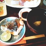 Nagisa - 鯖の塩焼きも温かく焼きたて？