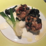 レストラン バカール - 根室産白子のムニエル 金子さんの野菜のエチュベ