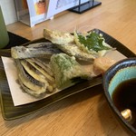 手打ちうどん さわいち - 野菜天ぷら350円