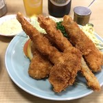 動坂食堂 - ミックスフライ単品