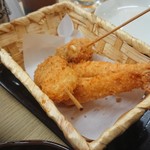 串カツ えびす - じゃがいも　海老　ちくわチーズ