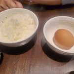 櫻井中華そば店 - 寿雀卵の玉子かけご飯