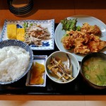 土佐旬菜 万次郎 - 唐揚定食（850円）