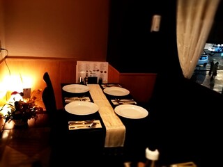 Andhra Dining GINZA - スクリーンを引ける角席