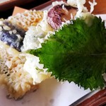 Houyasoba - ◆「宝谷天ざる」季節の野菜天婦羅