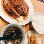 一番飯店 - 豚肉ロースの生姜焼き定食