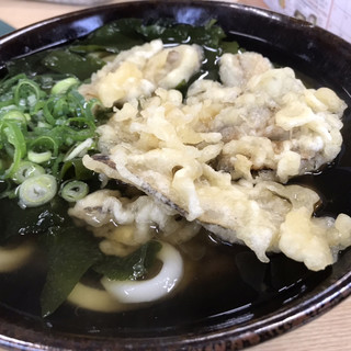 大力茶屋 - 料理写真:ごぼう天にワカメのトッピング