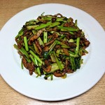 香菜肉絲 (香菜裡脊肉)