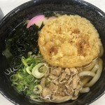 小倉ホームうどん - 手前がかしわです