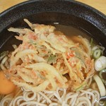 ふじ - 今日のかき揚げもでかい