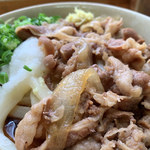 手打ちうどんますや - 肉ぶっかけ（冷）　size大