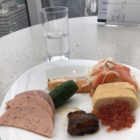 Dining & Bar TENQOO - 朝食ビュッフェ２８００円（総額）。モルタデッラ、秋刀魚の甘露煮など。いくらとサーモン、たくさんいただきました（笑）。とても美味しかったです（╹◡╹）