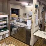 パンと菓子 旭屋 - コッペパンにサンドするクリームはここで塗ってくれます。