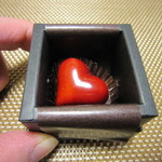 パーラー ローレル - バレンタインも、ここのハート形のチョコレートでした。