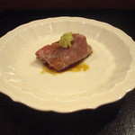 徳うち山 - 松坂牛の炙り。