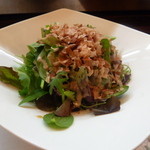 創作和食敬三 - 噂のベビーリーフのサラダ