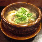 徳うち山 - 金目鯛と天然きのこの小鍋立。