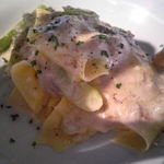 マザーズ - 平日ランチ・グリーンアスパラと岩手県産豚肩ロースの煮込み クリームソース￥１２００