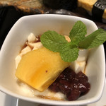 寿し善 - 今日は柿が乗ってます