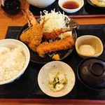 がってん食堂 大島屋 - ランチ海鮮フライ定食