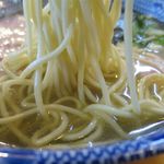 らーめん侘助 - 塩らーめんの麺