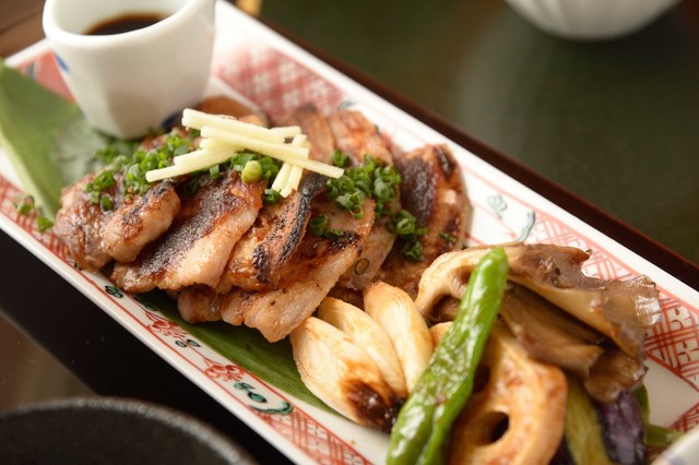 能登豚の照焼昼膳