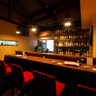 For an adult night in Nishinakasu [Bar counter seating (2nd floor: up to 5 people)]