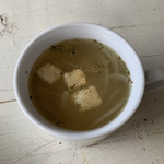Oluolu CAFE - キノコとオニオンのスープ