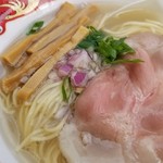 宍道湖しじみ中華蕎麦 琥珀 - 宍道湖しじみ中華蕎麦＜塩＞