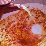 マジックスパイス - 器の周りのカレーを清湯スープで流して最後の旨みを味わいます