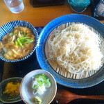 元祖 生そうめん めんめん - 親子丼セット 750円