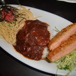 キッチン ニューほしの - たらこパスタセット♪