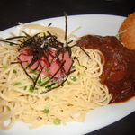 キッチン ニューほしの - たらこパスタセット♪♪