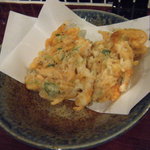 マゴコロ - 琵琶湖産川えびのかき揚げ（450円）