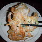 マゴコロ - 琵琶湖産川えびのかき揚げ（450円）