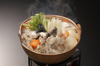 Kaisen resutoran shikian - てっちり鍋