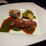 カメレオン - 雉のロースト ペブェラダソース