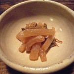 旅館阿久根 - だごの剥き身と大根（夕食）