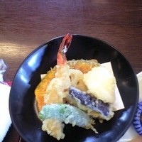 がんこ 高瀬川二条苑 - 御膳には天ぷらも付きます