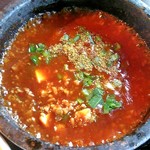 ハイカラヤ - 石鍋激辛麻婆豆腐
