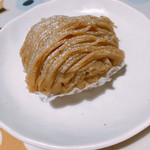 栗の木テラス 小布施店 - 新栗モンブラン   450円