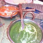 ミラ - ほうれん草カレーとバターチキン