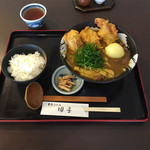 手打ちうどん 団平 - とり天カレーうどん  ¥920
トッピング 半熟卵天  ¥120
