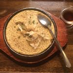 遊酒食堂 宇都宮 - ふわとろ山芋鉄板(500円)