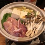 京都山科 焼鳥 かなざわ - 濃厚鶏ｽｰﾌﾟ鍋(1~2人前) 1,800円