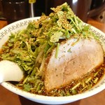 スパイス・ラー麺 卍力 秋葉原店 - ダブルパクチーにモヤシとスパイス