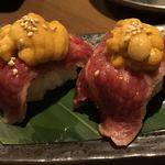 Yakiniku Satou - うに肉寿司
