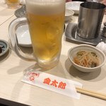 炭火焼き鳥 金太郎 - 生ビール⭐️